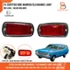 Datsun 510 240Z S30 Side Marker Light Lamps Red Lens LH RH Pair E4 Certified