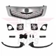 Fits 2009 2010 Acura TSX Chrome Grille Fog lights Bumper Headlight Brackets 9PC