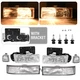 Headlight+Corner Light+Parking Light For Chevrolet Astro & GMC Safari 1995-2005