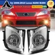 Fog Lights Bumper Lamps For 2006-2010 Lexus IS250 IS350 PAIR Clear Lens W/ Bulbs