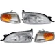 Headlight Lamp  Left-and-Right Left & Right for Toyota Camry 1995-1996