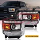For 2014-2018 GMC Sierra 1500 Halogen w/ LED DRL Projector Headlights Headlamps