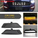 Dynamic Smoked LED Front Turn Signal Lights DRL Lamps For 2015-2017 Ford Mustang