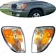 Pair Front Side Turn Signal Corner Light ASSY l Fit For Lexus LX470 1998-2007