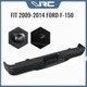 Rear Bumper Assembly Black Steel For 2009-2014 Ford F150 F-150 Pickup w/o Sensor