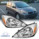 Pair Headlights Assembly For 2004-2005 Toyota Sienna CE LE XLE  LH+RH