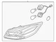 Genuine Hyundai 2017-2018 Elantra Tail Lamp 92402-F2120
