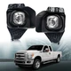 Bumper Fog Lights+Wiring+Bezel Fit For 11-16 Ford F250 F350 F450 F550 Super Duty