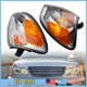 LH+RH Side Marker Lamp Parking Signal Corner Light For 1998-2007 Lexus LX470