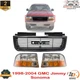 Grille Textured Black + Headlights RH & LH Side For 1998-2004 GMC Jimmy / Sonoma Grille Textured Black + Headlights RH & LH Side For 1998-2004 GMC Jimmy / Sonoma
