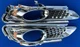 Honda CR-Z CRZ ZF1 ZF2 OEM Option Chrome Fog Lamp Cover Pair OEM JDM Grill Bezel