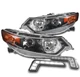 For 09-14 Acura TSX HID Type Black Projector Headlight Headlamp w/Bumper LED DRL