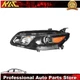 Left Headlight Projector Halogen For 2016 2017 2018 Chevy Malibu Amber Reflector