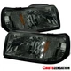 Fit 1993-1997 Ford Ranger Smoke 2in1 LED Strip Headlights Corner Signal Lamps