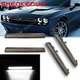 4x Smoked LED Side Marker Lights For 2015-2023 Dodge Challenger R/T ScatPack SXT