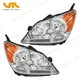 For Honda Odyssey 2005-10 Pair Front Headlight Chrome Halogen Factory Style Lamp