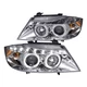 Fits 2006-2008 Bmw E90 323I 335I 3 Series Led Halo Projector Headlights 06-08