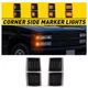 4pcs LED Corner Light Sequential Amber For 94-99 Chevy C/K 1500 2500 3500 Pickup