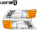 Left Right Pair Corner Marker Turn Signal Lights for 2007-2014 JEEP PATRIOT