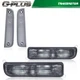 Pair Smoke Corner Bumper Signal Lights Fit For 1997-2001 Jeep Cherokee XJ