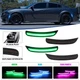 For 2015-2023 Dodge Charger Front Rear Bumper 4PCS LED Side Marker Lights Lamps 