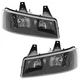Headlight Set Compatible with 2003-2021 Chevrolet Express 2500 & 3500, w/bulb