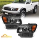 Pair Headlights For 2001-04 Toyota Tacoma Corner Signal Lights Bumper Lamp Black