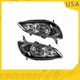 Headlight Assembly For 2004-2005 Honda Civic Halogen Clear Lens Black Housing
