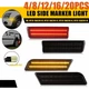 Front+Rear LED Amber&Red Marker Lights For Ford Transit Connect 10-13 Smoke4-20x