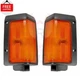 New Front Side Corner Parking Marker Turn Light 2PC Fits 1986-1987 Nissan D21
