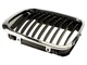 Left Grille Assembly For 1999-2000 BMW 323i E46 KQ892VP Grille Assembly -- Black