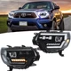 Vland Black Fits 2012-2015 Toyota Tacoma LED Bar Projector Headlights W/Startup