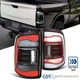 Black Fits 2013-2018 Dodge Ram 1500 2500 3500 LED Tail Lights Sequential Signal
