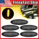 5x Cab Roof Clearance Marker Amber LED Lights For 2008-up Freightliner Cascadia