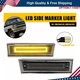 Smoked Amber LED Side Marker Lights For GMC Chevy Blazer Suburban Jimmy 2-20x
