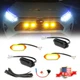4x Raptor Style Amber LED Lamp Front Grill Lights Kit For Toyota RAV4 2019-2022