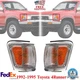 Front Corner Lights Assembly with Chrome Trim LH&RH For 1992-1995 Toyota 4Runner