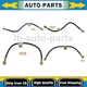 4x Brake Hose Front Rear For 1985-1987 Pontiac Fiero 2.5L