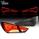 VLAND For 2011-2014 Hyundai Sonata LED Tail Lights Smoke Lens Rear Brake Lamps