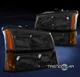 For 2003-2006 Chevy Silverado Avalanche Headlights Headlamps+Bumper Smoke/Amber