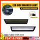 2X Dynamic Rear LED Side Marker Lights For Dodge Charger 11-14 Challenge 08-14 A