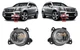 NEW FOR MERCEDES BENZ GL X164 2008 - 2012 FRONT BUMPER FOGLIGHT LAMP PAIR SET