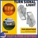Front Corner Parking Turn Light Signal w Bulb Clear For Toyota 4Runner 2003-2005