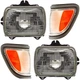 Headlight Assembly Kit for 1995-1997 Toyota Tacoma, Right (Passenger) and Left