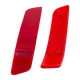 Pair Rear Bumper Reflector Marker Brake Lights Red For 2013-2018 Lexus GS ES