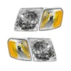 Headlight Headlamp Park Light Lamp Kit Set of 4 for Ford Explorer Sport Trac NEW