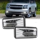 Pair Fog Lights 6000K LED Lamp For 2007-2015 Chevy Silverado Suburban Tahoe 