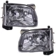 Headlight Assembly Set Compatible with 2001-2004 Toyota Tacoma, w/Bulb CAPA