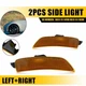 Amber Lens Front Bumper Side Marker Reflector Lights For 16-23 Mazda Miata MX-5