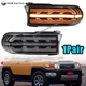 Swithback LED Sequential DRL Turn Signal Fog Lights For 07-21 Toyota FJ Cruiser